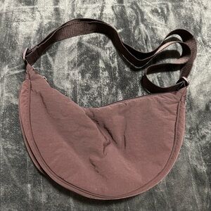 Uniqlo deep purple crossbody bag